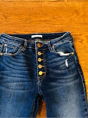 STS Blue Dark Wash High-Rise Button-Fly Jeans